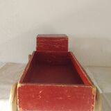 Old wooden toy van car