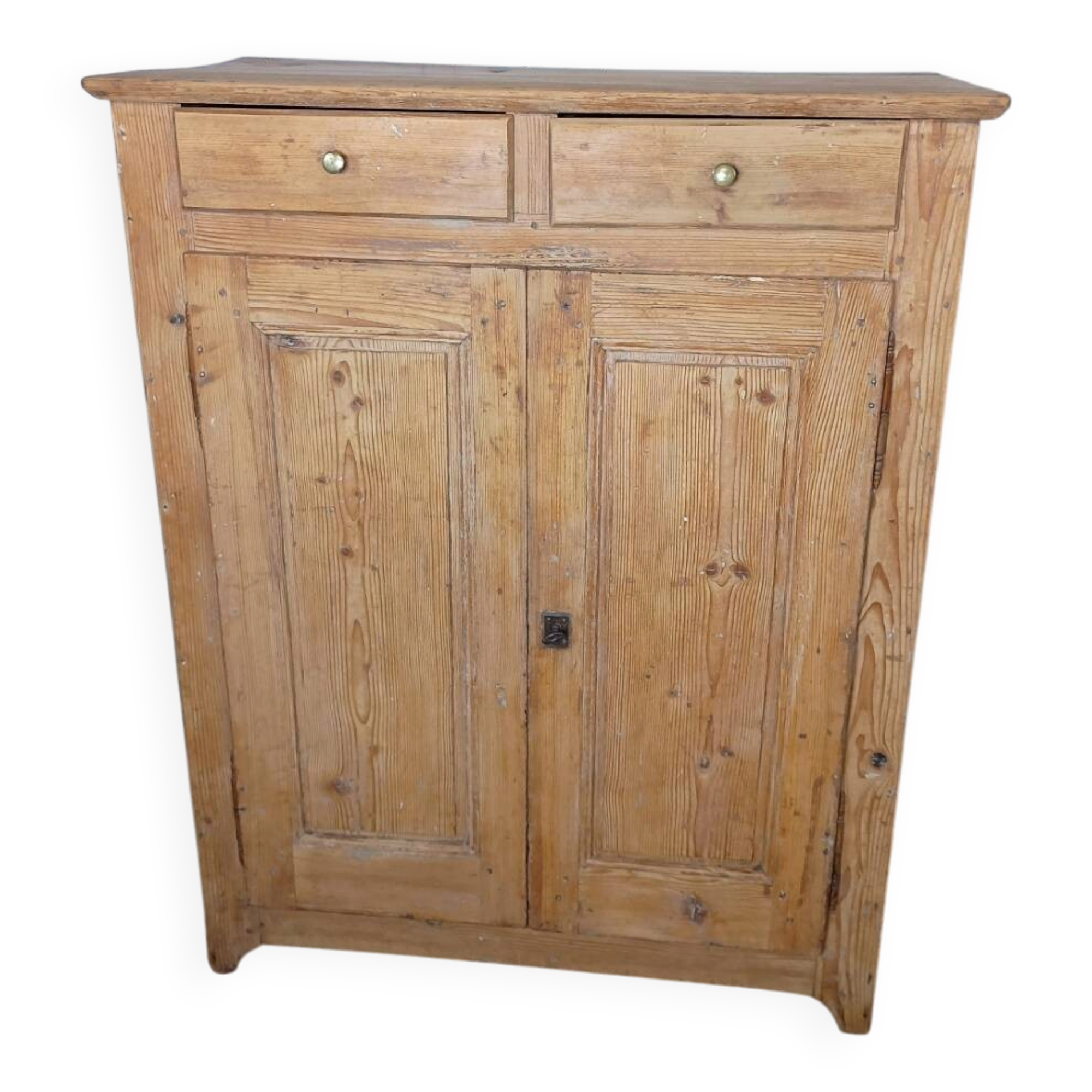 Grand buffet parisien vintage en sapin