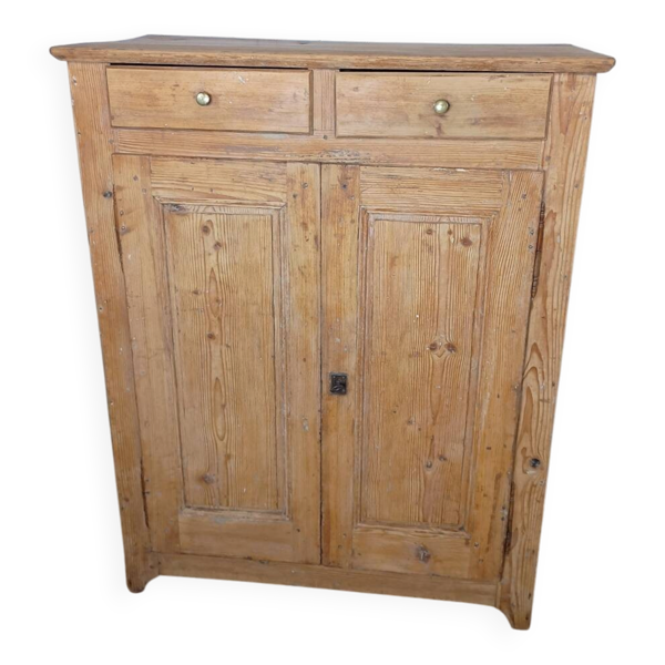 Grand buffet parisien vintage en sapin