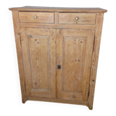 Vintage Parisian buffet in fir wood