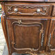 Louis XV style sideboard in solid walnut