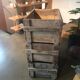 Old industrial type boxes all in wood