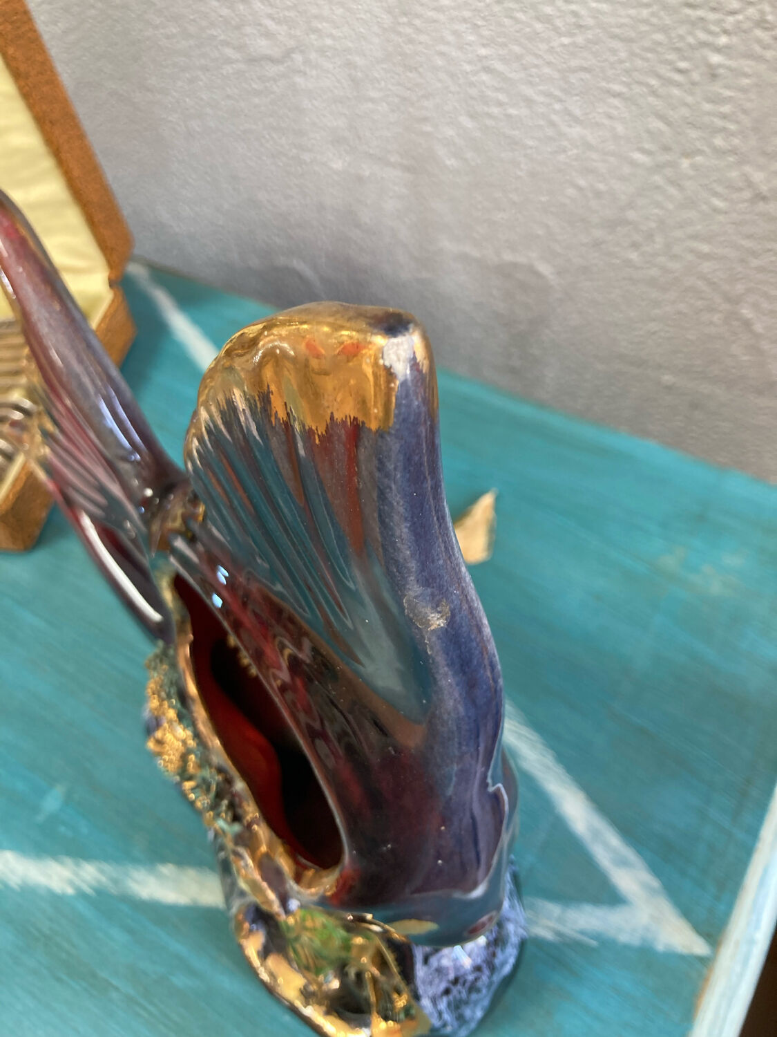 Night light lamp Ceramic fish Monaco