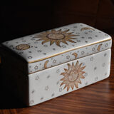 Astral decoration ceramic box