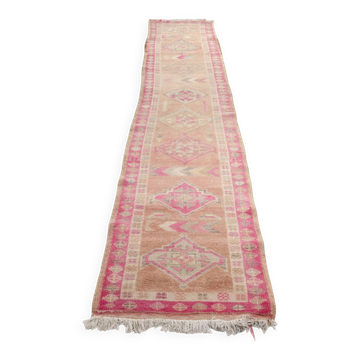 Tapis de couloir antique anatolien