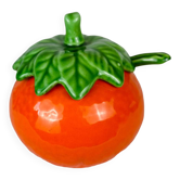 Saucière/ moutardier en barbotine tomate 🍅