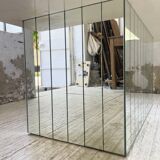 80s lacquered desk and mirror