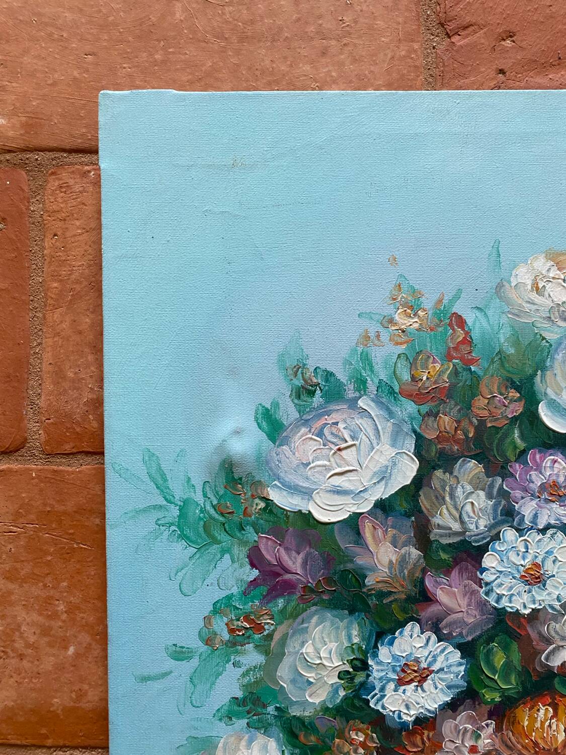 Vintage oil on canvas