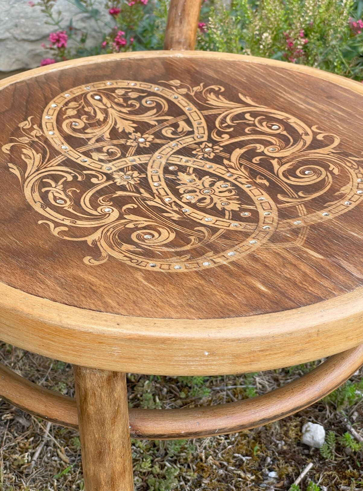 Jacob & Joseph Kohn curved wooden armchair 1940