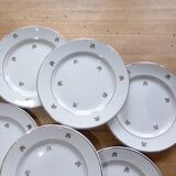 dessert plates x6 from the Badonviller factory