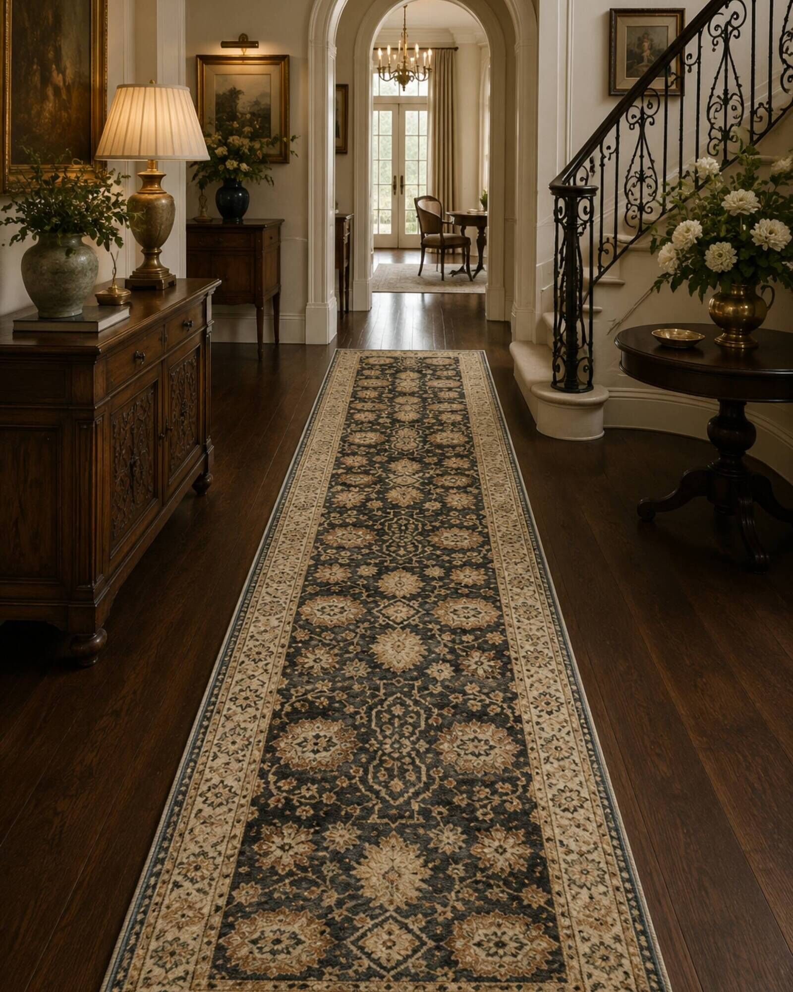 Ziegler Wool Handmade Runner Rug Saltanabad Hallway Carpet