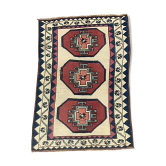 Old Turkish Kazak rug 129x98 cm vintage tribal