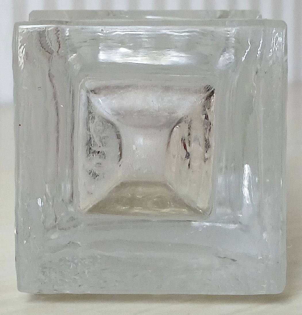 Peill & Putzler, Cubist crystal vase, Germany 1971