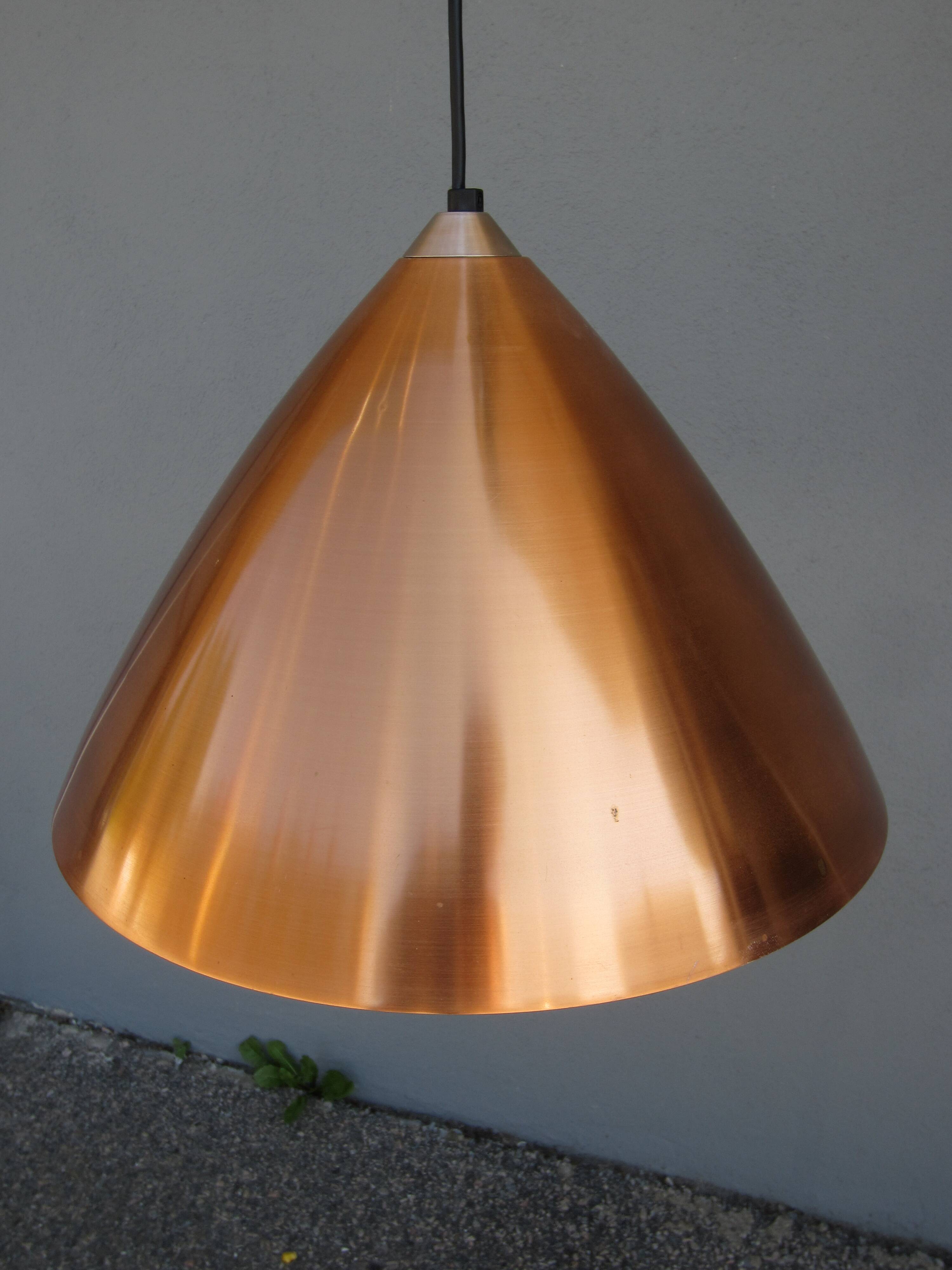 Suspension scandinave en cuivre