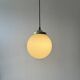 Old round opaline pendant pendant 18 cm vintage