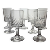 Baccarat - 7 wine glasses model Richelieu-Champigny