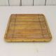 Flat rattan bottom vintage tableware