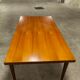 60's rectangular Scandinavian table with extension cords
