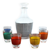 Vintage 1950s liqueur service