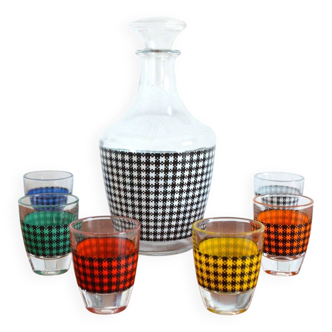 Vintage 1950s liqueur service