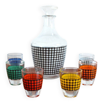 Vintage 1950s liqueur service