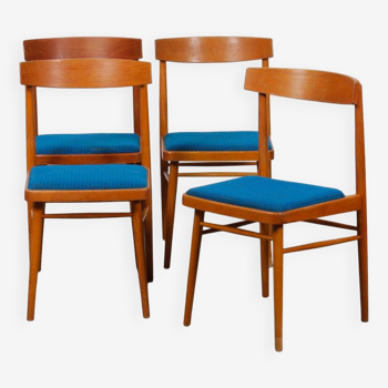 Suite de 4 chaises tchèques produites par Ton, 1970