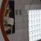 Danish teak 60s mirror diameter 100cm