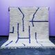 Traditional handmade Berber rug, size 1.5/2.5 m.