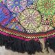 Carpet old kilim in the 1970s lotus flowers 235 x 200 cm