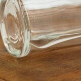 Vase en verre soufflé transparent