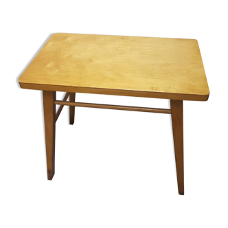 Vintage Scandinavian table blond wood