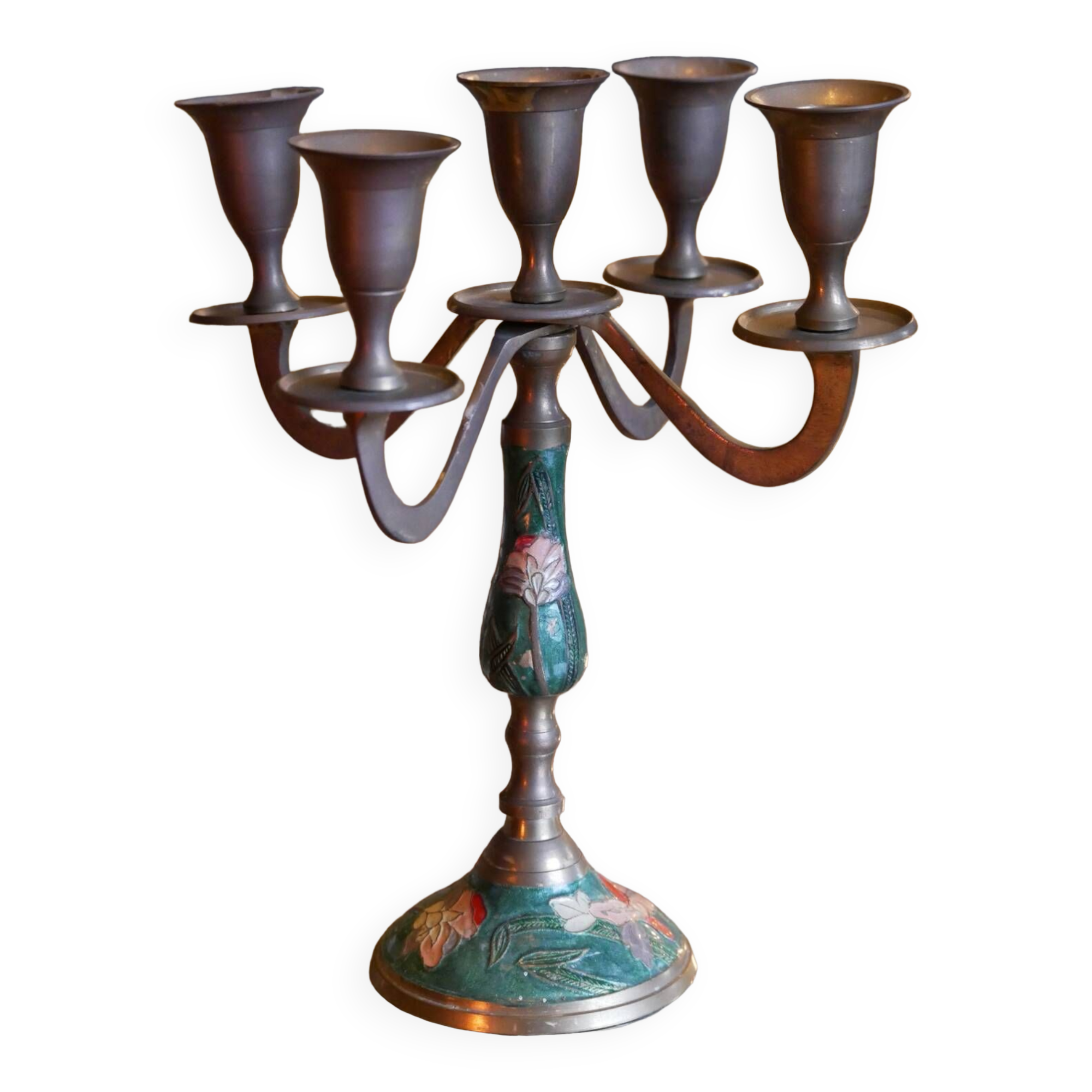 Flower candlestick
