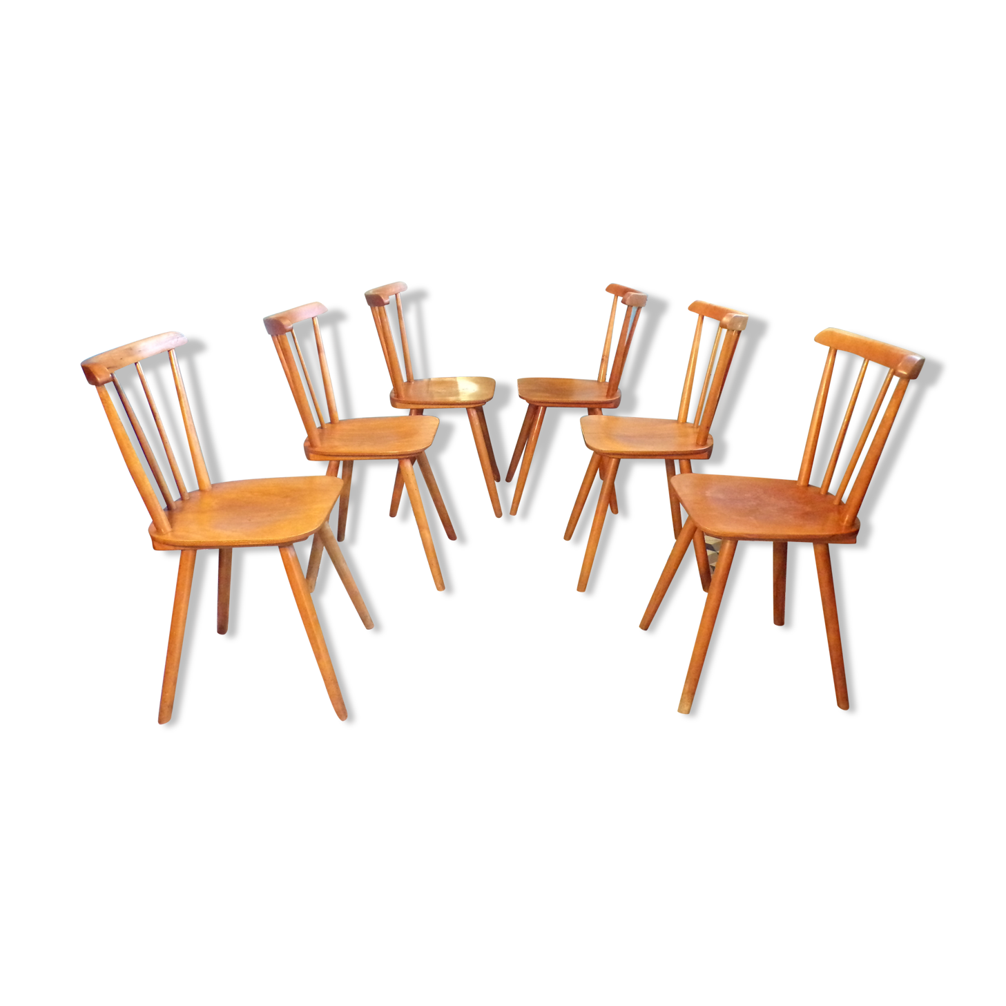 Set 6 Scandinavian chairs
