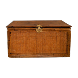 Vintage rattan chest