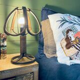 Vintage rattan lamp