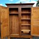 18th century Franc Comtoise wardrobe, lacquered in faux wood