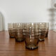 10 vintage shot glasses 70s