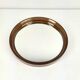 Vintage Round Smoked Brown Acrylic Mirror from Gilac, France, 1970s