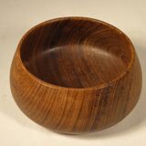 Teak storage cup