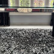 Rectangular glass table Roche and Bobois