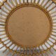 XL sun mirror in rattan, France circa 1960