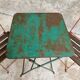 Antique bistro set folding garden set