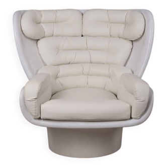 Vintage armchair from the 1960s, "elda" designed by joe colombo for comfort