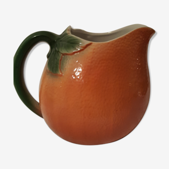 Fruit-shaped pitcher: an orange