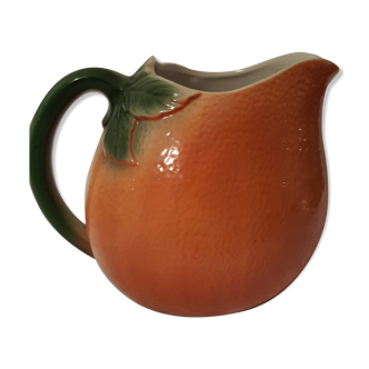 Fruit-shaped pitcher: an orange