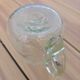 Large Beer Mug in Bubbled Glass from Biot - Straw Yellow - Signed