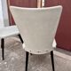 Pair of Chairs Baumann model Essor in imitation white leather, beech compass base