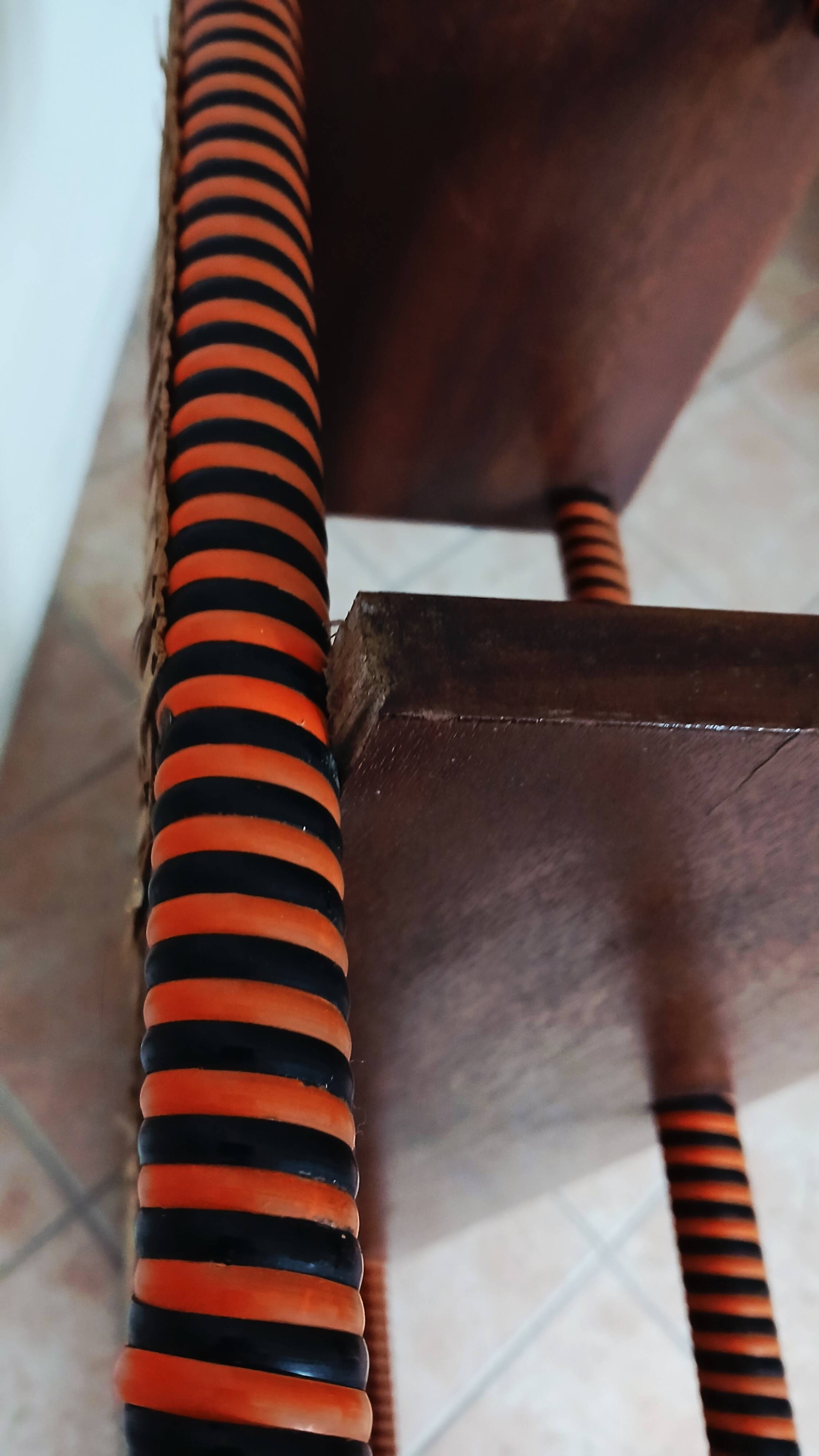 Salon d'hiver ancien en rotin (7 pièces)