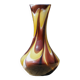 Italian opaline vase, flower pot, flower vase, blown glass, retro, interior decoration