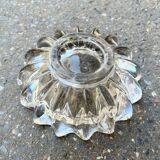 Art Deco molded glass ashtray by Pierre D'Avesn - Art Deco pocket emptier